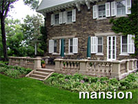 click for images of the mansion area